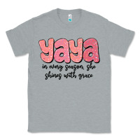 Heather Grey yaya in every season, she shines with grace Classic Tee - MaliasSmallBusiness