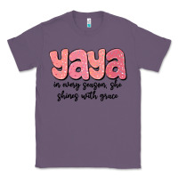 Lavender yaya in every season, she shines with grace Classic Tee - MaliasSmallBusiness