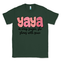 Sports Green yaya in every season, she shines with grace Classic Tee - MaliasSmallBusiness