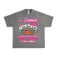 Tornado As A Gemini Girl I Was Born With My Heart On My Sleeve And A Mouth Urban Heavy Tee - Jasminsmagicworld