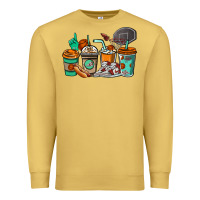 Antique Gold Basketball coffee cups Premium Sweatshirt - NancyCooperArtShop