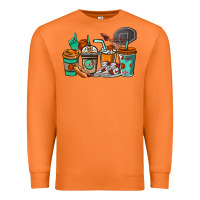 Carrot Basketball coffee cups Premium Sweatshirt - NancyCooperArtShop