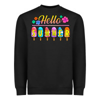 Black hello summer popsicles Heavyweight Sweatshirt - Jasminsmagicworld