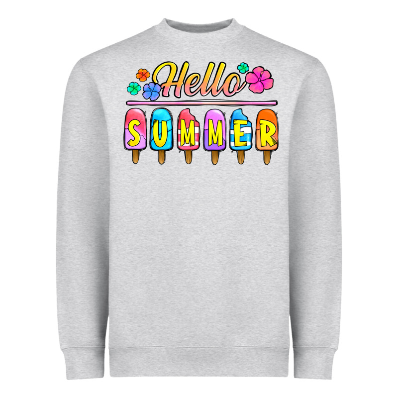 Hello Summer Popsicles Heavyweight Sweatshirt by Jasminsmagicworld | Teevron