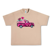 Burro valentine's day pink truck Urban Heavy Tee - BarkalooDesign
