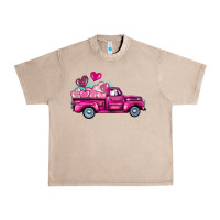 Valentine's Day Pink Truck Urban Heavy Tee | Teevron