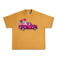 Peanut Butter valentine's day pink truck Urban Heavy Tee - BarkalooDesign