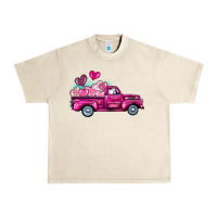 Sandshell valentine's day pink truck Urban Heavy Tee - BarkalooDesign