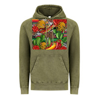 Vintage Olive mexican cacti Vintage Hoodie - Artiststas
