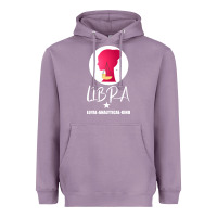 Lavender Libra Zodiac Sign Horoscope Birth Gift Girl Heavyweight Hoodie - Bettercallsaul