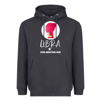 Smoke Libra Zodiac Sign Horoscope Birth Gift Girl Heavyweight Hoodie - Bettercallsaul
