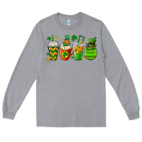 Heather Grey st. patricks day coffee cups Long Sleeve Tee - MaliasSmallBusiness