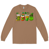 St. Patricks Day Coffee Cups Long Sleeve Tee | Teevron