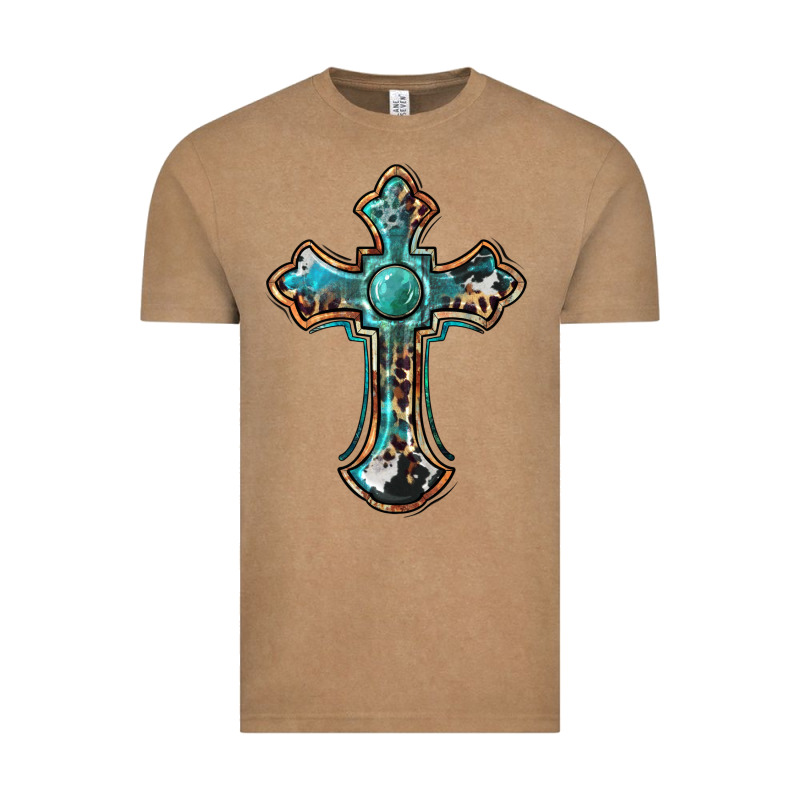 Western Cross Vintage Tee by BarkalooDesign | Teevron