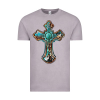 Vintage Zinc western cross Vintage Tee - BarkalooDesign
