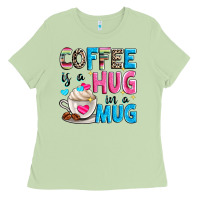 Matcha coffee is a hug in a Ladies Tee - Zillion Design Studio