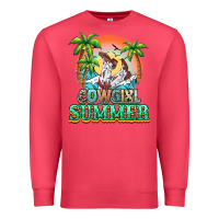 Cardinal Cowgirl summer Premium Sweatshirt - NancyCooperArtShop