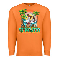 Carrot Cowgirl summer Premium Sweatshirt - NancyCooperArtShop