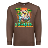 Chestnut Cowgirl summer Premium Sweatshirt - NancyCooperArtShop