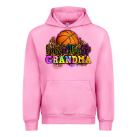 Fuchsia Pink basketball grandma Urban Hoodie - OliviaCreatesArt