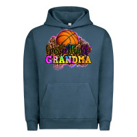 Pigment Midnight Navy basketball grandma Urban Hoodie - OliviaCreatesArt