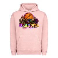 Pigment Salmon basketball grandma Urban Hoodie - OliviaCreatesArt