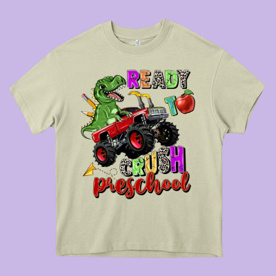 Ready To Crush Preschool Heavy Core Tee Designed By Zillion Design Studio