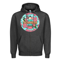 Charcoal Heather teacher floral pencil round earring Zipper Hoodie - BundleAndBundleShop