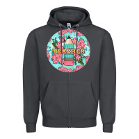 Smoke teacher floral pencil round earring Zipper Hoodie - BundleAndBundleShop