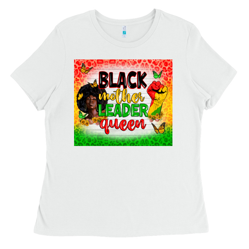 Black Mother Leader Ladies Tee by Zillion Design Studio | Teevron