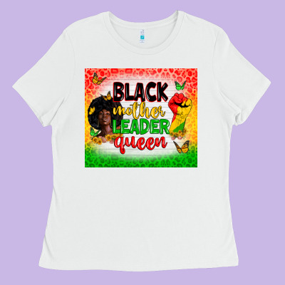 Black Mother Leader Ladies Tee Designed By Zillion Design Studio