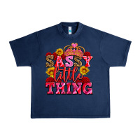 Navy sassy little thing with crown Urban Heavy Tee - AdoDesignShop