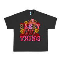 Pigment Black sassy little thing with crown Urban Heavy Tee - AdoDesignShop
