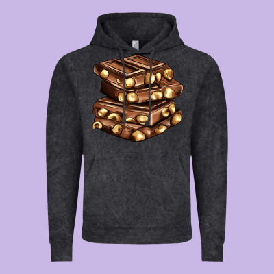 Nut And Chocolate Vintage Hoodie Designed By Adodesignshop
