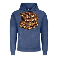 Vintage Denim nut and chocolate Vintage Hoodie - AdoDesignShop