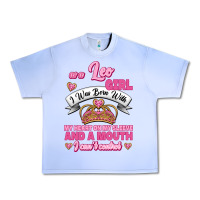 Grape Ice As A Leo Girl I Was Born With My Heart On My Sleeve And A Mouth Urban Heavy Tee - Jasminsmagicworld