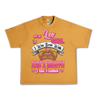 Peanut Butter As A Leo Girl I Was Born With My Heart On My Sleeve And A Mouth Urban Heavy Tee - Jasminsmagicworld