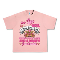 Salmon As A Leo Girl I Was Born With My Heart On My Sleeve And A Mouth Urban Heavy Tee - Jasminsmagicworld