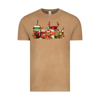 Vintage Camel Reindeer Christmas Coffee Cups Vintage Tee - Jasminsmagicworld