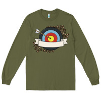 Army Green custom name archery Long Sleeve Tee - MaliasSmallBusiness
