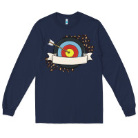 Navy custom name archery Long Sleeve Tee - MaliasSmallBusiness