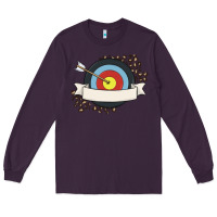 Plum custom name archery Long Sleeve Tee - MaliasSmallBusiness