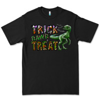 Black Trick RAWR Treat Premium Tee - CowhideDigitalArt
