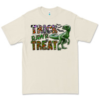 Bone Trick RAWR Treat Premium Tee - CowhideDigitalArt