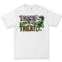 White Trick RAWR Treat Premium Tee - CowhideDigitalArt