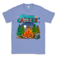 Colony Blue happy camper Classic Tee - MaliasSmallBusiness