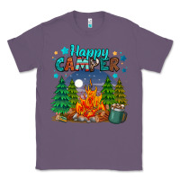 Lavender happy camper Classic Tee - MaliasSmallBusiness