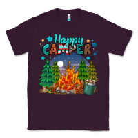 Plum happy camper Classic Tee - MaliasSmallBusiness
