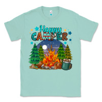 Seafoam happy camper Classic Tee - MaliasSmallBusiness
