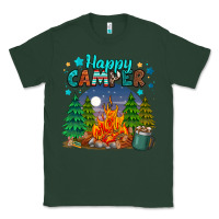 Sports Green happy camper Classic Tee - MaliasSmallBusiness